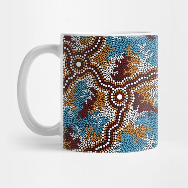 Aboriginal Art - Wetland Dreaming by hogartharts